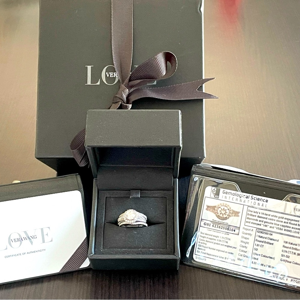 Vera Wang Bridal Ring Set